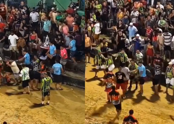 Vídeo: P0rr@da generalizada é registrada em partida no CDC da Redenção