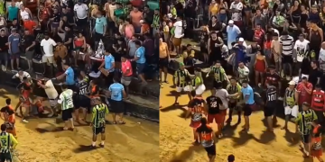 Vídeo: P0rr@da generalizada é registrada em partida no CDC da Redenção