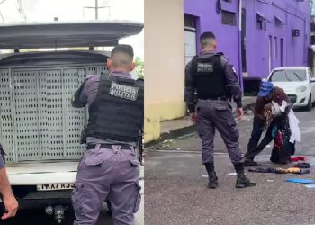 Vídeo: No Jorge Teixeira, homem flagra esposa com haitiano, tenta agredir e vai parar na delegacia