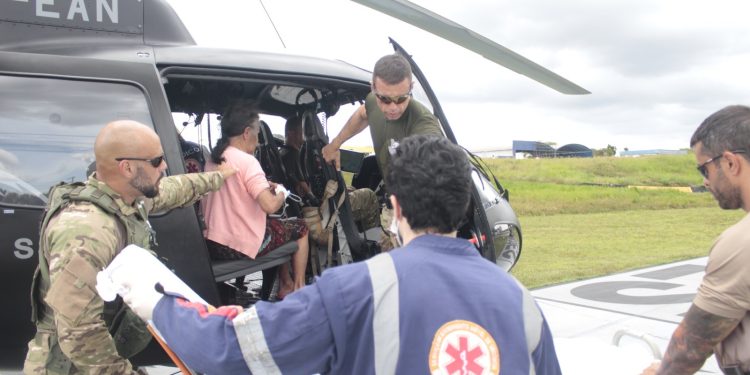 SSP resgata idosa com insuficiência respiratória em comunidade rural no Amazonas