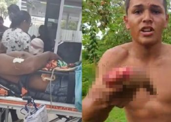 Vídeo forte: filho segura a mão t0rada do pai por bandid0 no Amazonas: ‘dei tir0 nesse  vagabund0’
