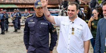 Durante celebração dos 189 anos da PMAM, governador interino Roberto Cidade destaca mais de R$ 1 bilhão em investimentos na segurança pública