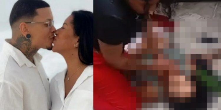 Vídeo forte: casal sai para comprar doces do chá de bebê e m0rre durante tir0teio entre bandid0s