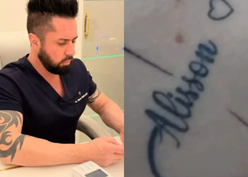 Mulher é mantida em cárc3re por quatro meses e companheiro tatua 10 vezes o nome dele na vít1ma