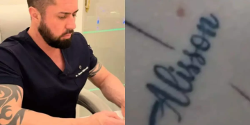 Mulher é mantida em cárc3re por quatro meses e companheiro tatua 10 vezes o nome dele na vít1ma