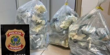 Blindada é presa no Aeroporto Eduardo Gomes com 36,5 kg de dr0gas