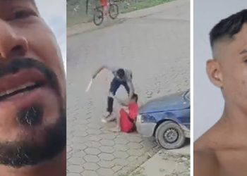 Vídeo: homem que mat0u suspeito de r0ubar moto do filho se gaba: ‘aqui é homem demais’