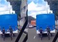 Vídeo: jovens ciclistas são gravados “pendurados” no ônibus em Manaus