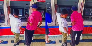 Vídeo: Malandr0 se aproveita de idoso com dificuldade no banco e furta R$ 900 em Manacapuru