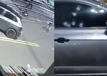 Dois homens são emb0scados e bal3ados dentro de carro em Coari; veja o at@que