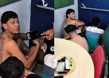 Sexteto é pr3s0 por ag10tagem em Manaus e um dos suspeitos reclama do cliente: ‘Merece muito ch1fre’