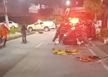 Três pessoas ficam grav3ment3 ferid@s em ac1dente na Zona Centro-Sul de Manaus