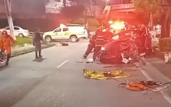 Três pessoas ficam grav3ment3 ferid@s em ac1dente na Zona Centro-Sul de Manaus