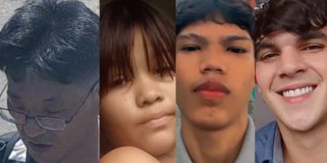 Polícia divulga imagens de turista japonês e mais três desaparecidos em Manaus