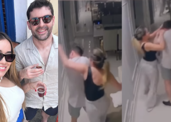 Vídeo: Influenciadora é flagrada agr3dind0 o marido que a acusa de ter vários amantes em Manaus