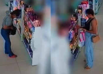 Vídeo: meninas vaidosas são filmadas furtand0 produtos para cabelo em Manaus