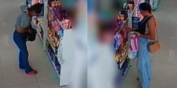 Vídeo: meninas vaidosas são filmadas furtand0 produtos para cabelo em Manaus