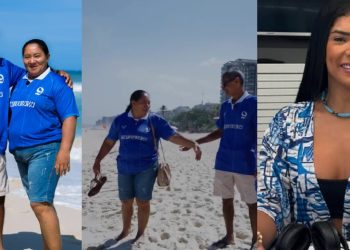 Vídeo: Marciele paga viagem para os pais conhecerem o mar no Rio de Janeiro: ‘amores da minha vida’