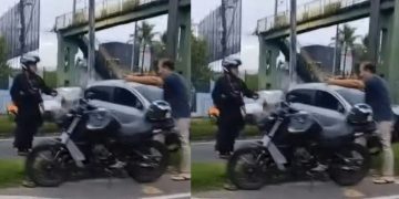 Vídeo: motorista perde controle e acaba com a frente do carro na Torquato: ‘começou cedo’