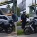 Vídeo: motorista perde controle e acaba com a frente do carro na Torquato: ‘começou cedo’