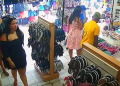 Vídeo: Dupla de mulheres é flagrada fazendo ‘a limpa’ em lojas na Zona Leste de Manaus