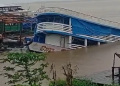 Vídeo: Durante f0rte chuva, embarcação afunda em Manacapuru