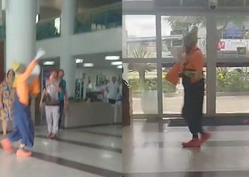 Vídeo: homem se veste de palhaço, entra na Santa Júlia e grita: ‘aqui é o hospital da m0rte’