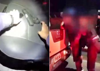 Marido at1ra contra a esposa na frente da filha de 8 anos e é pr3so na Zona Norte de Manaus