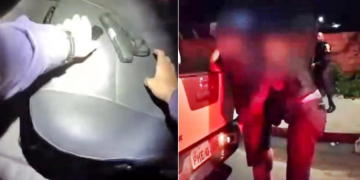 Marido at1ra contra a esposa na frente da filha de 8 anos e é pr3so na Zona Norte de Manaus