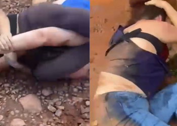 ‘Não era tu que gostava de casado?’: Mulheres descem a p0rrad@ nas amantes no meio do barro; veja