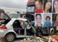 Seis pessoas da mesma família m0rrem em acidente na estrada
