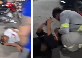 Vídeo: grave acidente na Torquato deixa casal ferid0 em Manaus