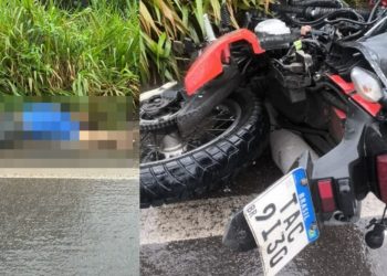 Vídeo mostra motoqueiro m0rto na BR-174 na tarde desta sexta-feira (15)