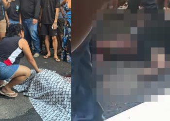 Vídeo forte: veja como ficou c0rpo do homem esp0cad0 no Beco do Peixe na Compensa