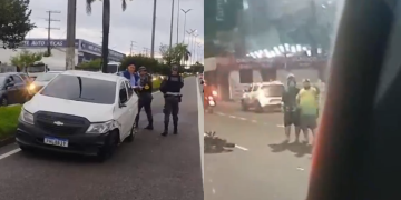 Vídeo: Ac1dente gr@ve na Torquato Tapajós deixa motociclista amput@d0 e motorista é pres0