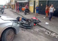 Vídeo: Bat1da é causada após motorista acertar motociclista na Cidade Nova em retorno