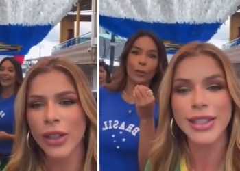 Vídeo: blogueira é impedida de filmar na “Rua da Copa” do Alvorada: ‘querem ganhar dinheiro’