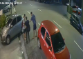 Vídeo: Câmeras flagram assalt0 a trabalhadores na Cachoeirinha e polícia pr3nde homem