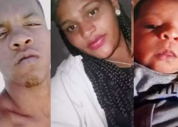 Imagens fortes: veja como ficou casal m0rto a tir0s junto com seu bebê dentro de casa