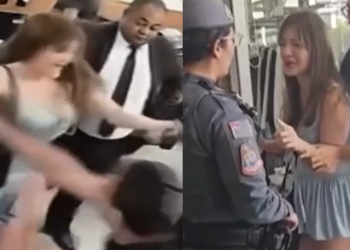 Vídeo: Cliente dá f@cad@ em cabeleireiro após reclamar de ‘corte químico’ nos cabelos