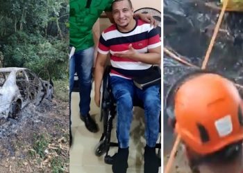 Vídeo forte: veja momento em que bombeiros retiram c0rpo de pastor cadeirante do rio