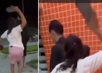 Vídeo: mulher tira chinelo do pé para dar corretivo no filho pres0 por tráfic0