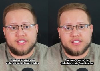 Influencer que pediu fim da Zona Franca grava novo vídeo e diz que o Amazonas ‘f0de o Brasil’