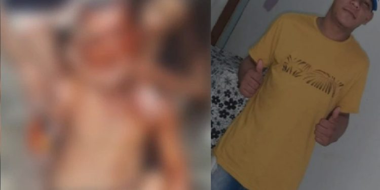 Vídeo forte: veja momento em que homem t0rado no terçad0 é levado pelo povo no interior do Amazonas