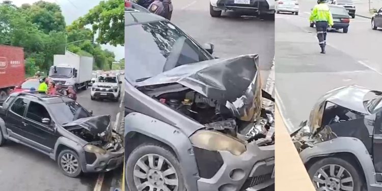 Vídeo: mulher é socorrida pelo Samu após Strada bater na plataforma da Cosme Ferreira