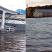 Vídeo: Balsa com contêineres atinge flutuante em comunidade ribeirinha no Rio Amazonas