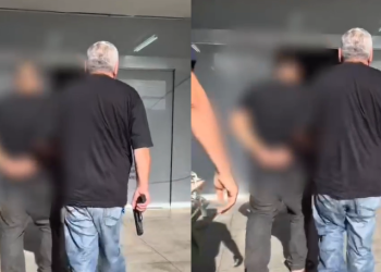Em Manaus, homem tenta m@tar a ex-companheira e diz que ela caiu da escada; ele foi pr3s0
