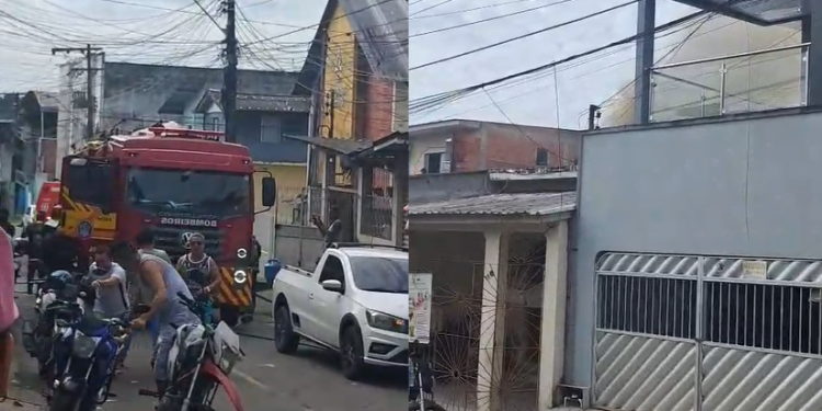 Vídeos: Casal sai para trabalhar e descobre que a casa pegou f0g0 no Coroado