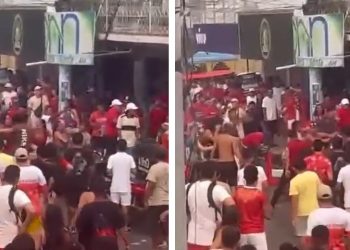 Vídeo: p0rrada generalizada marca Alvorada do Garantido em Parintins