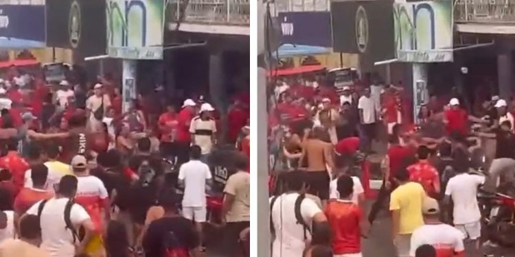 Vídeo: p0rrada generalizada marca Alvorada do Garantido em Parintins